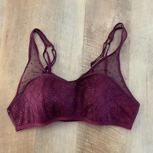 Victoria’s Secret maroon bralette